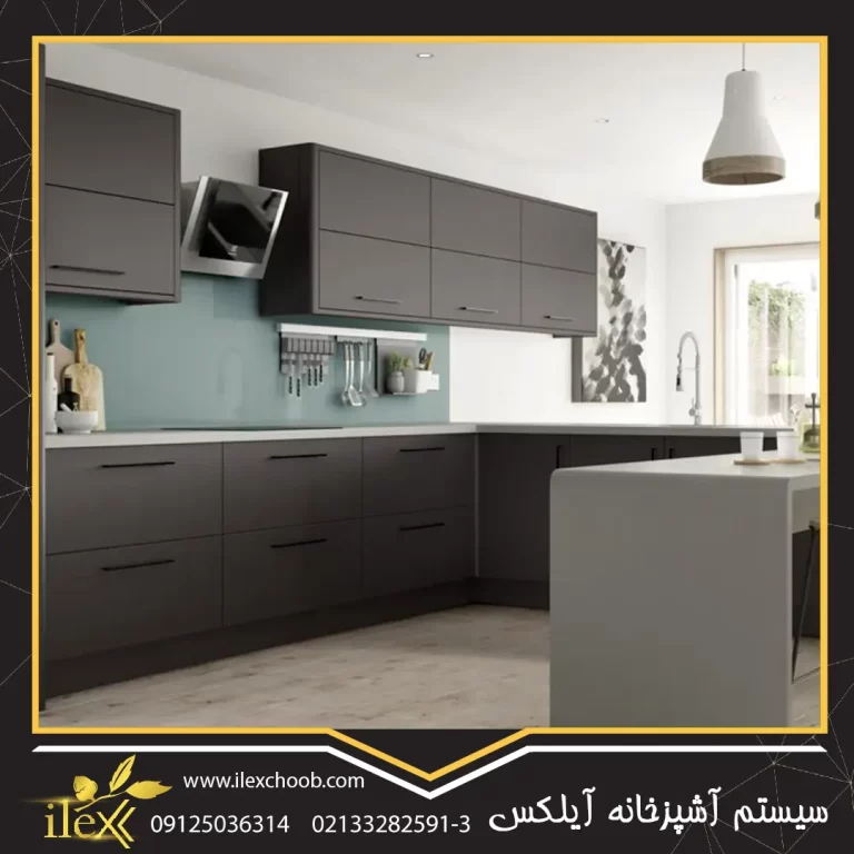 کابینت نئو کلاسیک طوسی