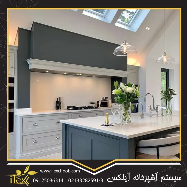 مزایای استفاده از جزیره در آشپزخانه نئوکلاسیک