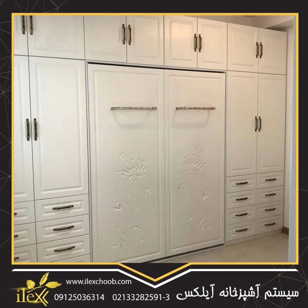 کمد دیوار تخت تاشو